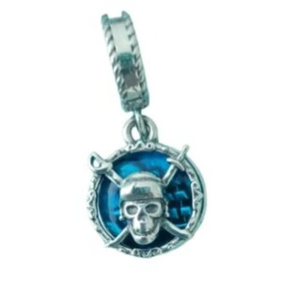 Pandora Disney Sterling Silver Pirates of the Caribbean Dangle Bracelet Charm - Picture 3 of 4